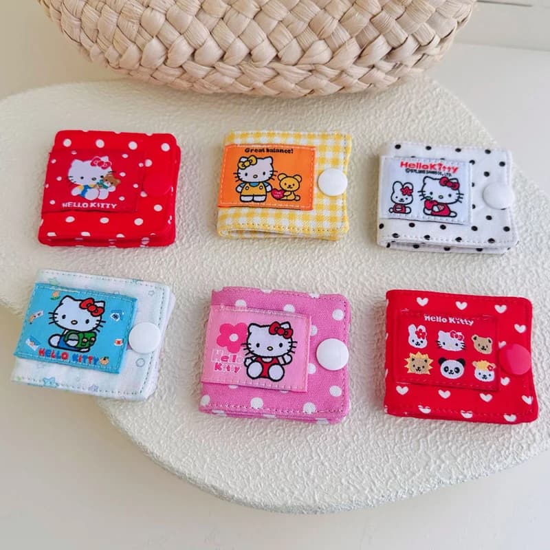 Clip Portacavo in Tessuto Anime Hello Kitty, Portacavo KT Fatto a Mano, Portacavo di Ricarica KT, Porta Carte, Regali di Compleanno
