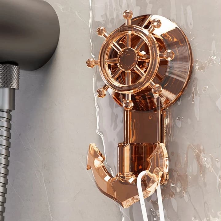 Ganci a ventosa rotanti per la casa, ganci per asciugamani a forte aspirazione, accessori per bagno e cucina, 1 pezzo