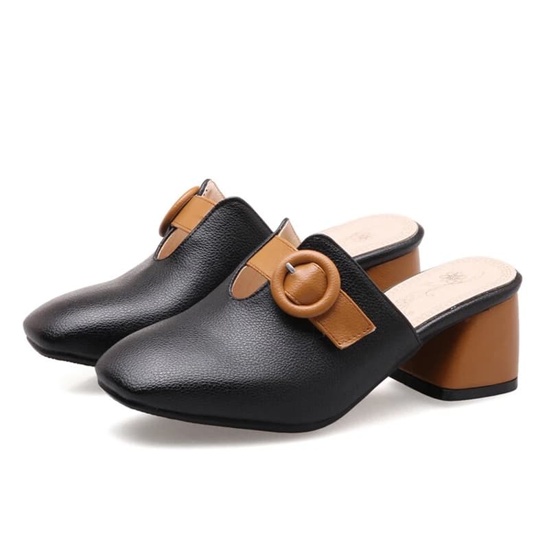 Moda Estate Pantofole Ciabatte Scarpe Donna Fuori Punta chiusa Tacchi alti Presentazioni aziende produttrici giochi Sandali bianchi Scarpe da festa Donna Big Size 18-32
