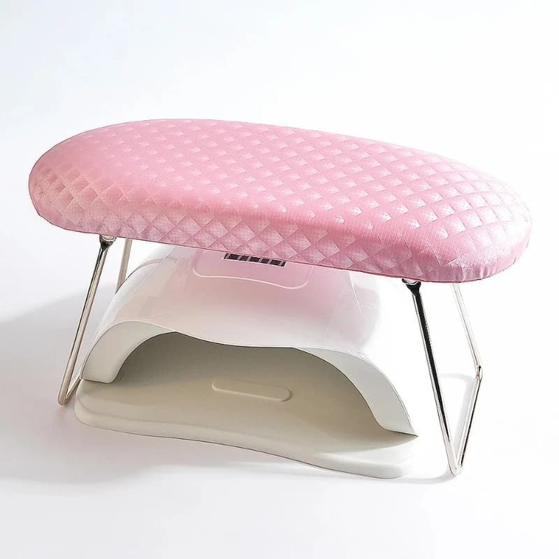 Cuscino Poggiapolso in Pelle Impermeabile a Quadri, Morbido Supporto per Manicure e Nail Art