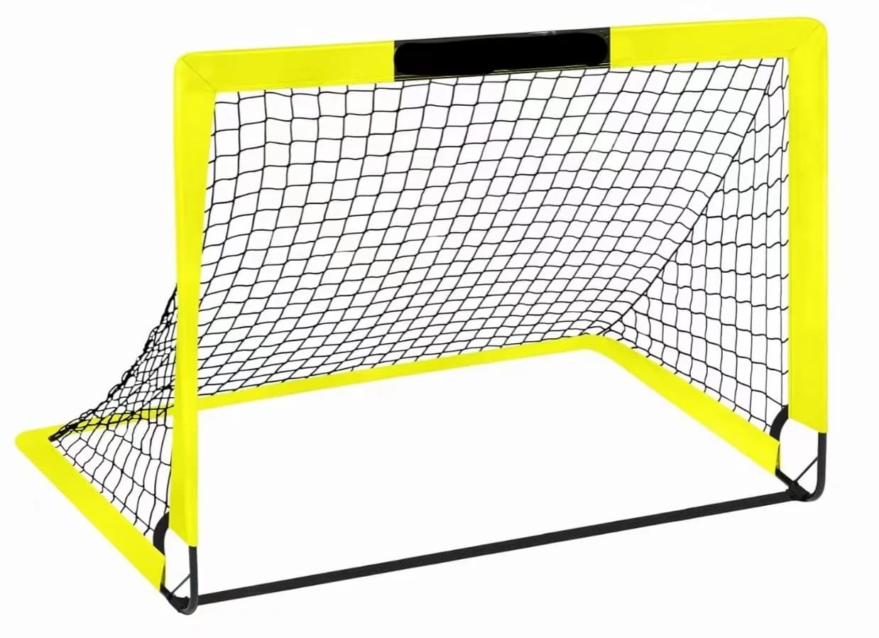 Set of 2 with portable suitcase, football net in the courtyard 4 feet x 3 feet