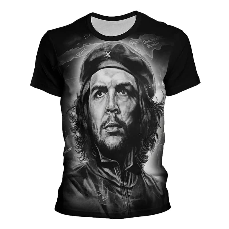 Cool 3D Printed tshirt Che Guevara T Shirt uomo estate manica corta top moda Casual Tees abbigliamento Unisex