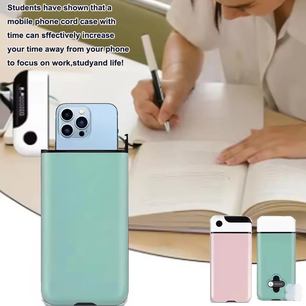 Nuovo timer per autodisciplina Cassetta di blocco per autodisciplina per telefono cellulare Cassetta di sicurezza per telefono cellulare con timer o studenti per iPhone/Android