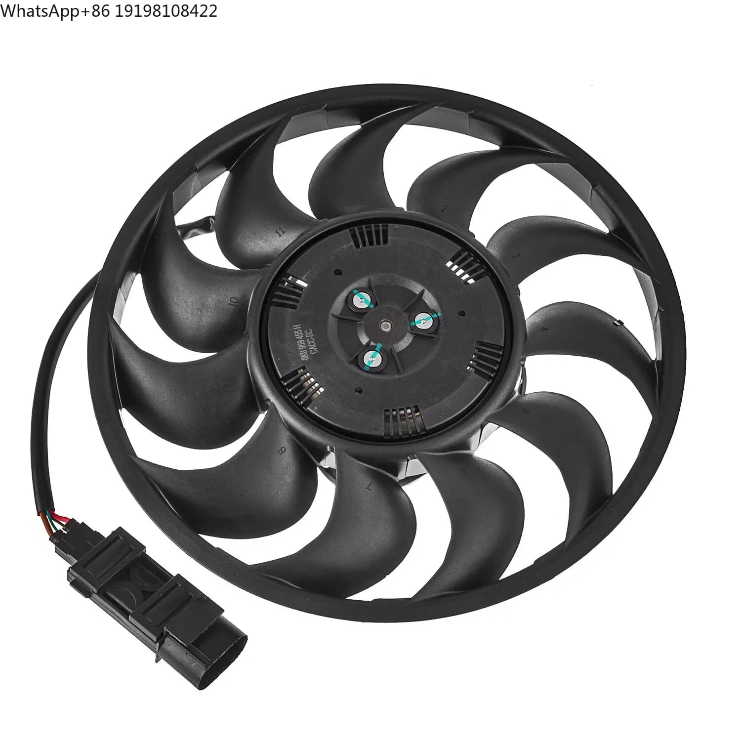 Tech Master 8K0959455H Ventola di Raffreddamento Radiatore Auto 600W, Gruppo Ventola Elettrica per A4 A5 Q5 RS5 S4 S5 3.0L