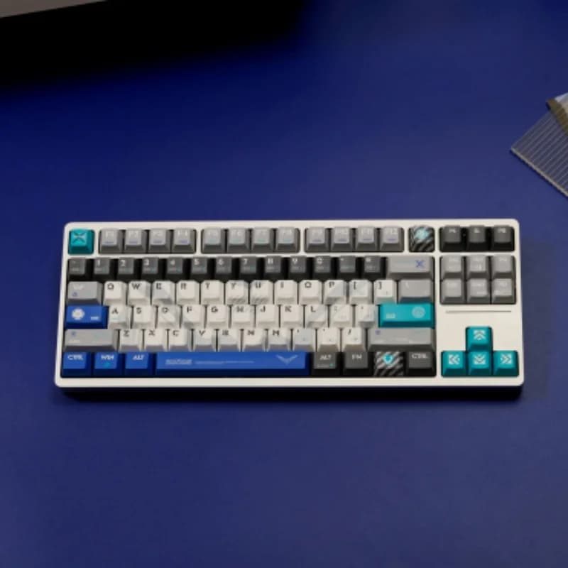150 Keys Energy Angel Key Cap Cherry Profile PBT Sublimated Personalized Key Caps for Cherry MX Switch Game Mechanical Keyboard