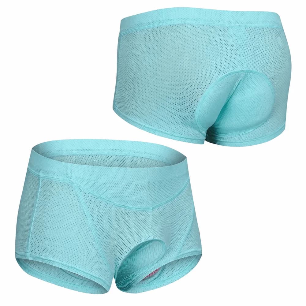 Durable 3D Pad Cycling Underwear Shorts Sweat Wicking Lightweight Bike Underwear Pants Breathable Bike Shorts Mountain Biking