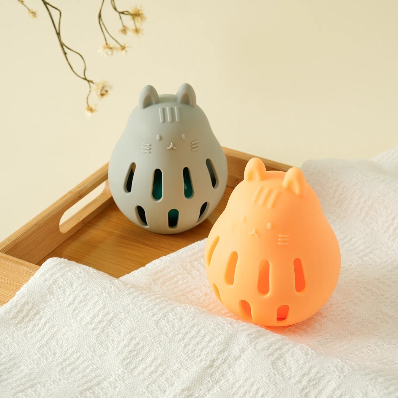 1 pz giocattoli per la dentizione in silicone per bambini cartone animato a forma di gatto giocattoli per massaggiagengive in silicone per bambini giocattoli per sonaglio per bambini in silicone giocattoli morbidi per bambini