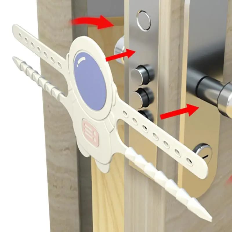 Antiribaltamento per porta Silenziatore per porta in silicone anticollisione Cuscino per chiudiporta silenzioso Cuscino per serratura per porta Cuscino per rumore ridotto