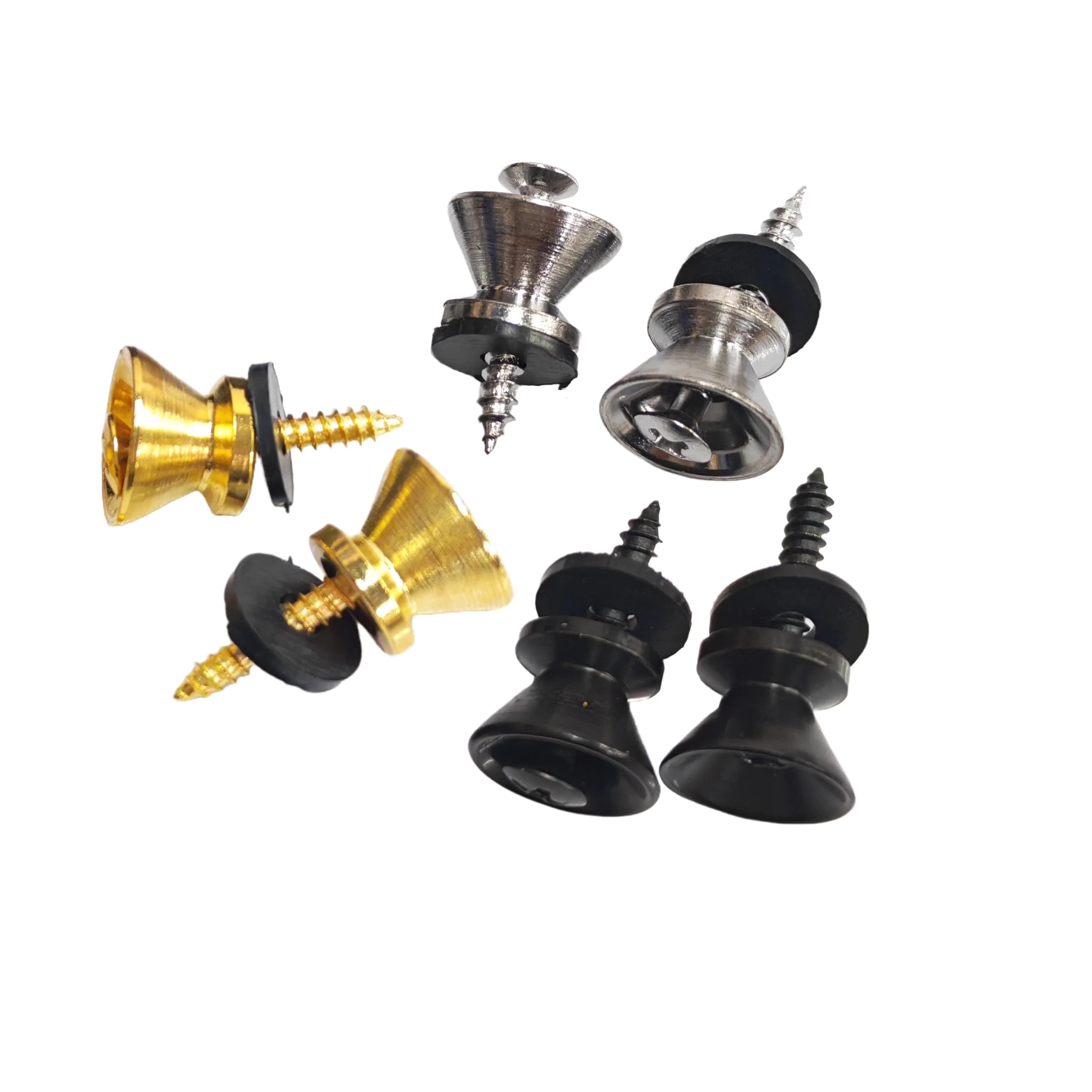 FLEOR 2 Pezzi Fermacorda in Metallo per Chitarra, Basso e Ukulele