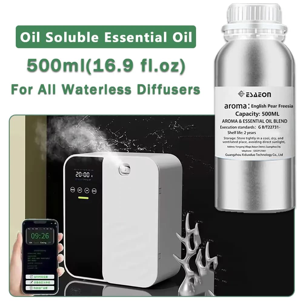 ESAEON Five-Star Hotel Perfume Machine Essential Oils - For All Waterless Aromatherapy Machines, Sheraton - 500ML (16.9 fl.oz)