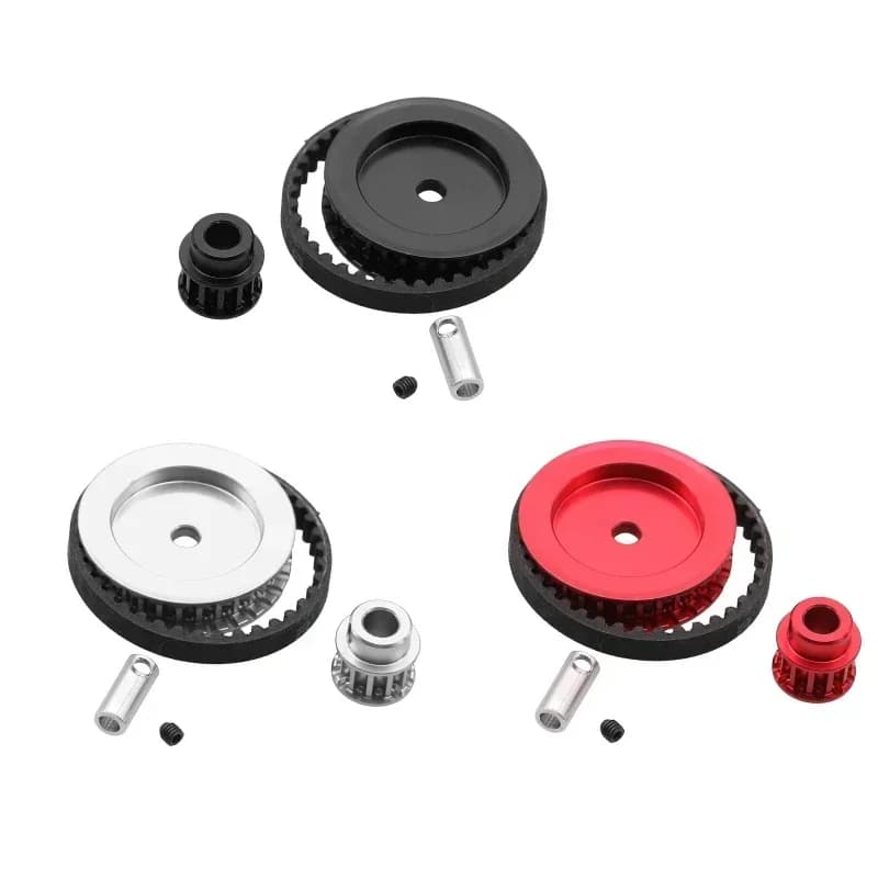 Sistema di ingranaggi di trasmissione a cinghia 12T 30T per Trxs TRX4 TRX6 1/10 RC Crawler Car Aggiornamento parti fai da te