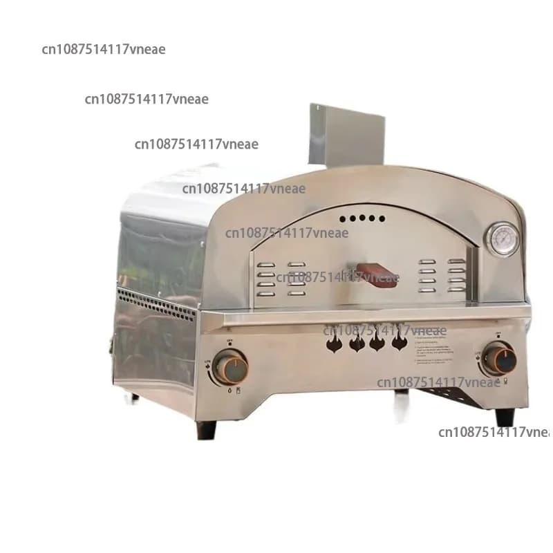 Forno a gas con pietra rotante automatica - Pizza a propano portatile da 14 pollici