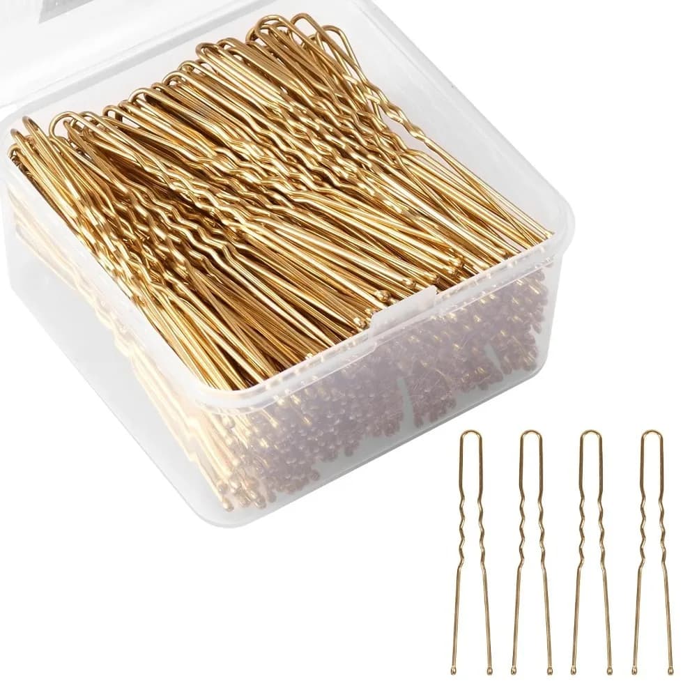 200 pcs gold for women, mini hair clips, thin and thick, jumbo size for all hairstyles, decoration