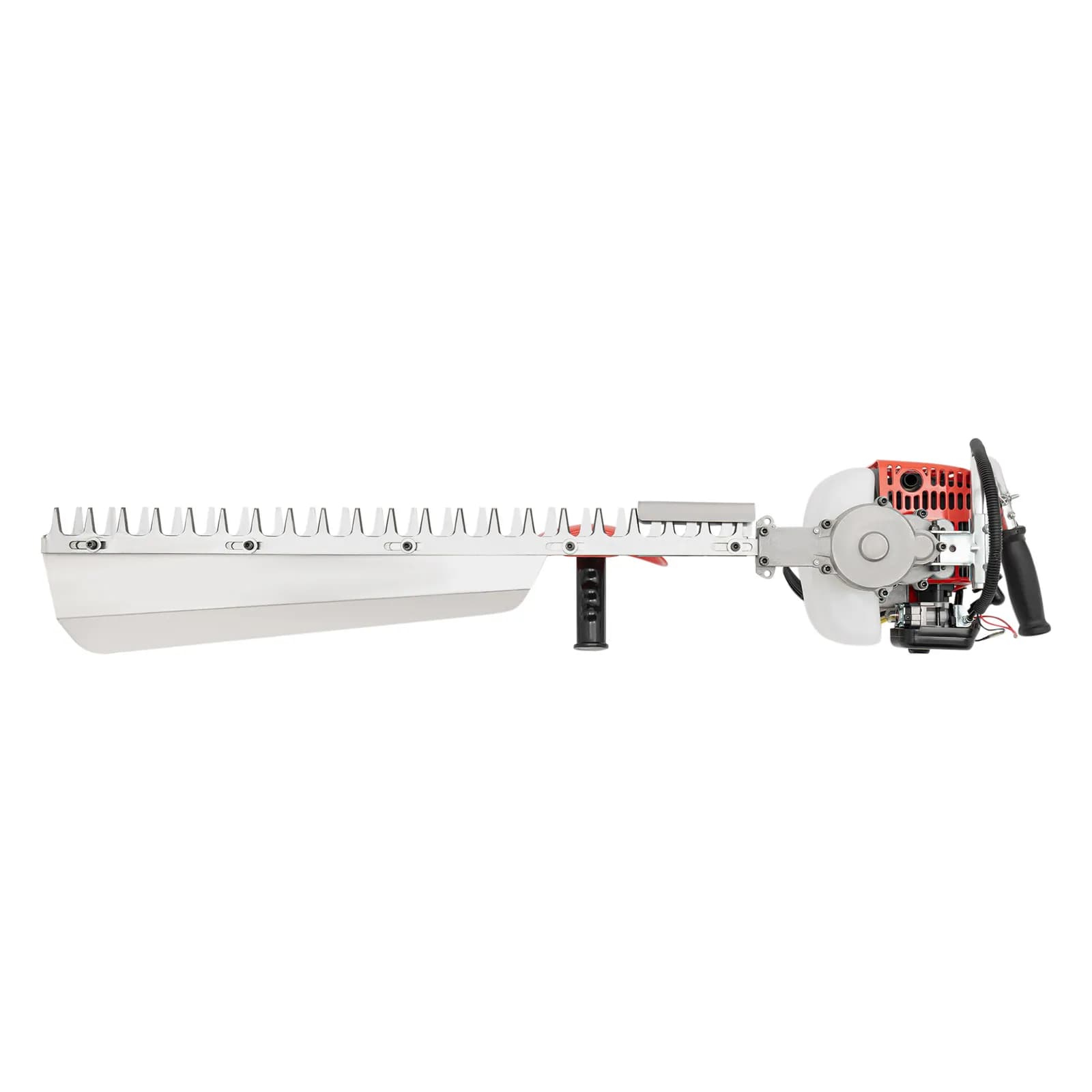 70cm Single Edge Hedge Trimmer 22.5CC 2-Stroke Air Cooled 0.65kW 7500RPM Cutting Blade Cut ≤10mm Branches Anti-vibration Hand Pull Start Diaphragm Carburetor Low Fuel Consumption Equipped with Safety Goggles Gloves Fuel Mix Bottle Garden Shrub Pruner