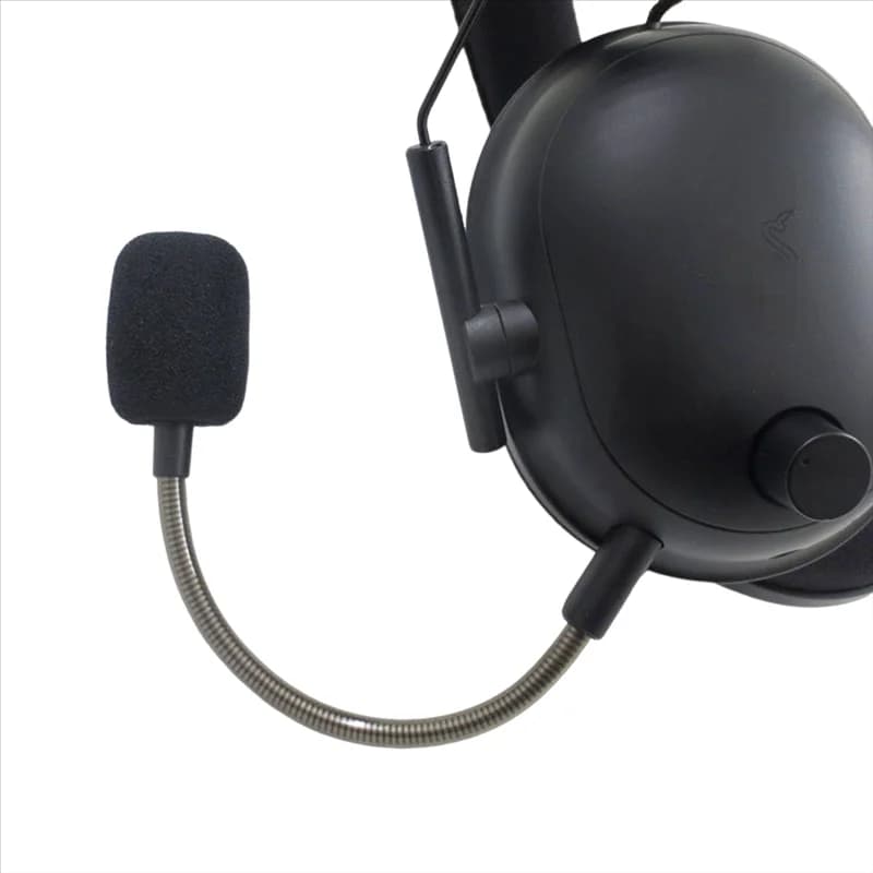CABE-Microphone Replacement Parts For Razer Blackshark V2 V2 PRO V2 SE Wireless Gaming Headset 3.5Mm Detachable Gaming Mic Black