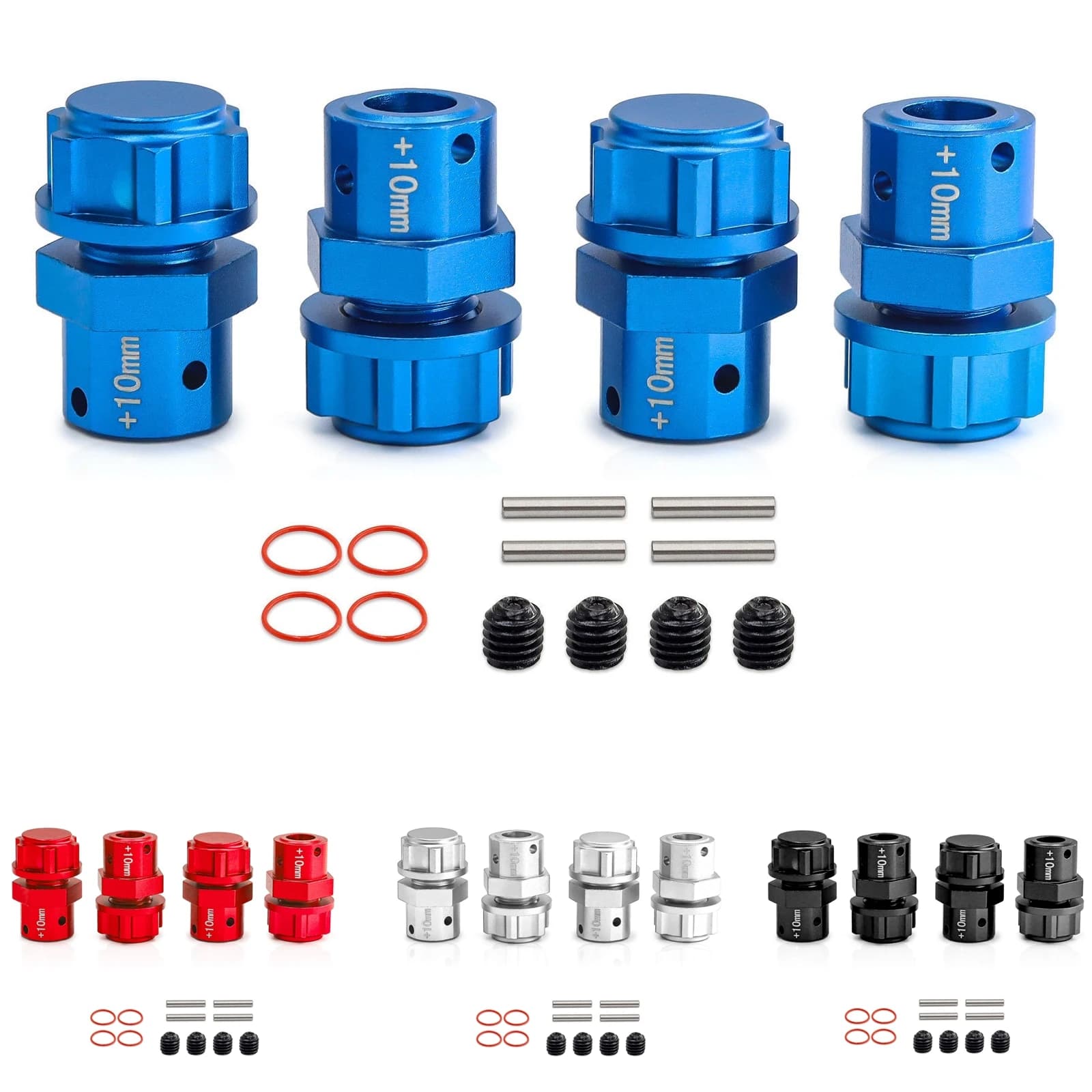 Adattatore Esagonale per Ruote in Metallo da 17mm +10/13mm per Arrma 6S 1/8 KRATON Typhon Outcast 1/7 Infraction Limitless Mojave Felony