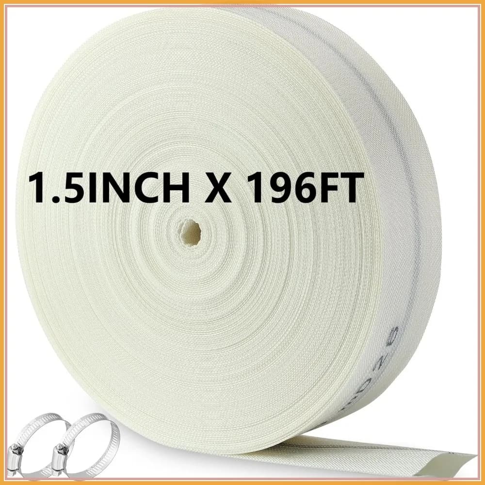 Tubo di scarico per lavaggio a contropressione da 1,5 pollici x 196 piedi, in PVC resistente, per piscina e irrigazione del giardino