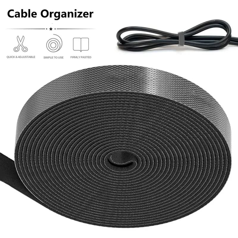 Organizzatore di cavi da 1/3/5 m, protezione per la gestione dei cavi USB, fascette per cavi di auricolari e mouse, accessori per la gestione dei cavi del telefono per iPhone Xiaomi