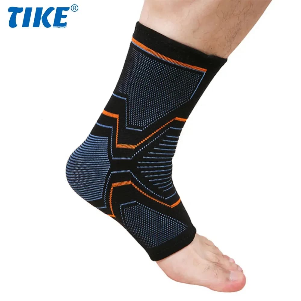 Calzini sportivi elastici e traspiranti per il piede, manica di supporto per compressione, tutore per caviglia professionale