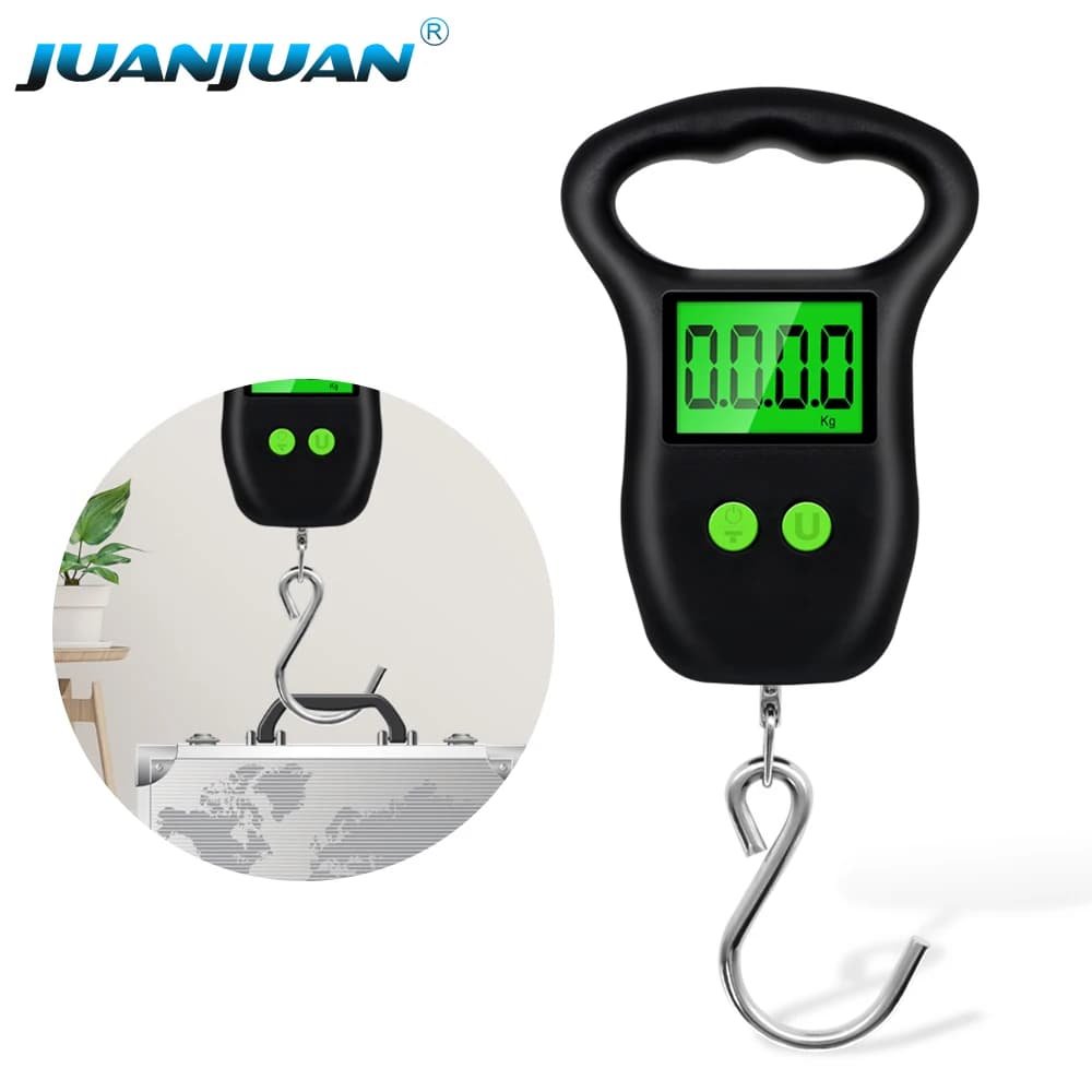 50KG 10g Bilancia a gancio digitale Bilancia sospesa portatile Bilancia elettronica Bagagli Pesca Bilancia Misurazione della precisione