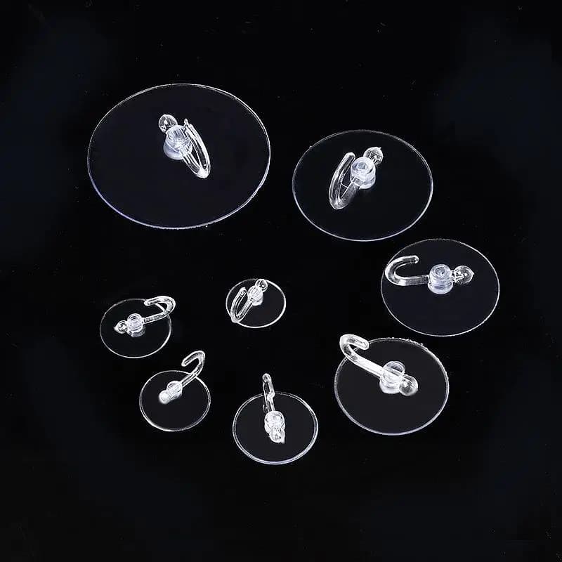 Ganci a ventosa resistenti per bagno e cucina, appendiabiti da parete per piastrelle, ganci moderni minimalisti in PVC girevoli