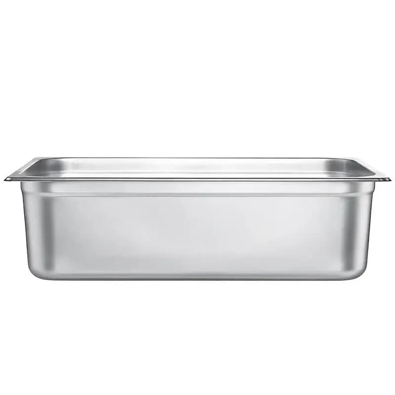 6 Pack Buffet Trays Full Size For Restaurant Catering Buffet, 6-Inch Deep Heavy Duty Food Containers Metal Serving Basins 0.8mm Thick Commercial Grade Storage Pans