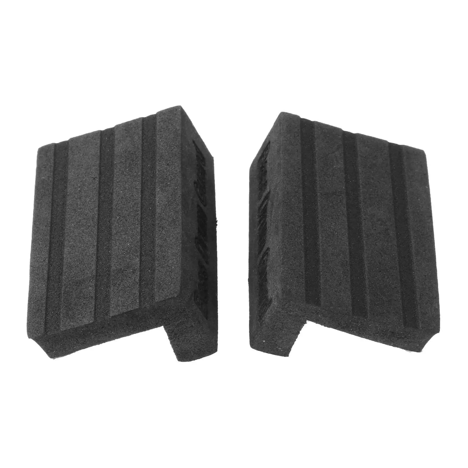 Accessori per kit batteria in cotone fisso in schiuma antiscivolo da 2 pezzi, morbidi neri