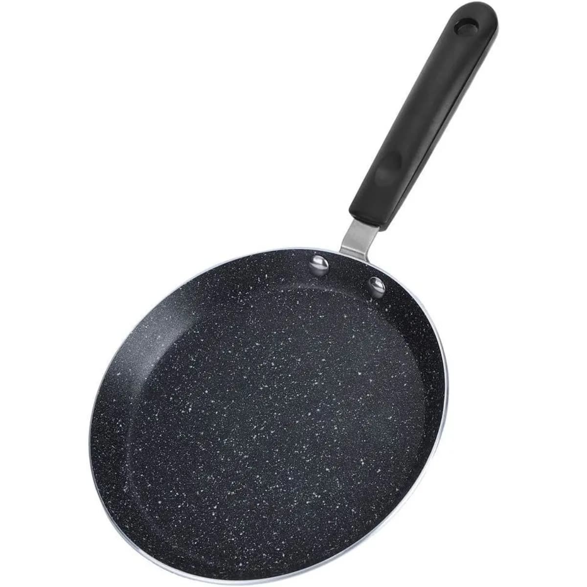Breakfast Crepe Pan Nonstick Pancake Frying Pan Portable Omelette Pizza Skillet for Home Camping Kitchen