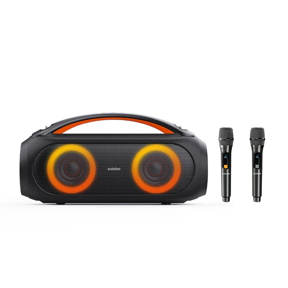 z per 2025 MAX XDOBO Vibe Plus 80W Macchina per karaoke con due microfoni wireless Macchina per karaoke portatile Bluetooth senza fili