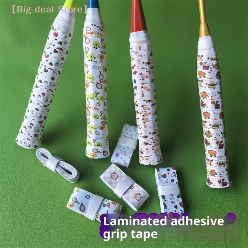 inM in1 Anti-slip tape PU absorbent with Design Cartoon for Grip Tennis/Badminton/Squash Racks