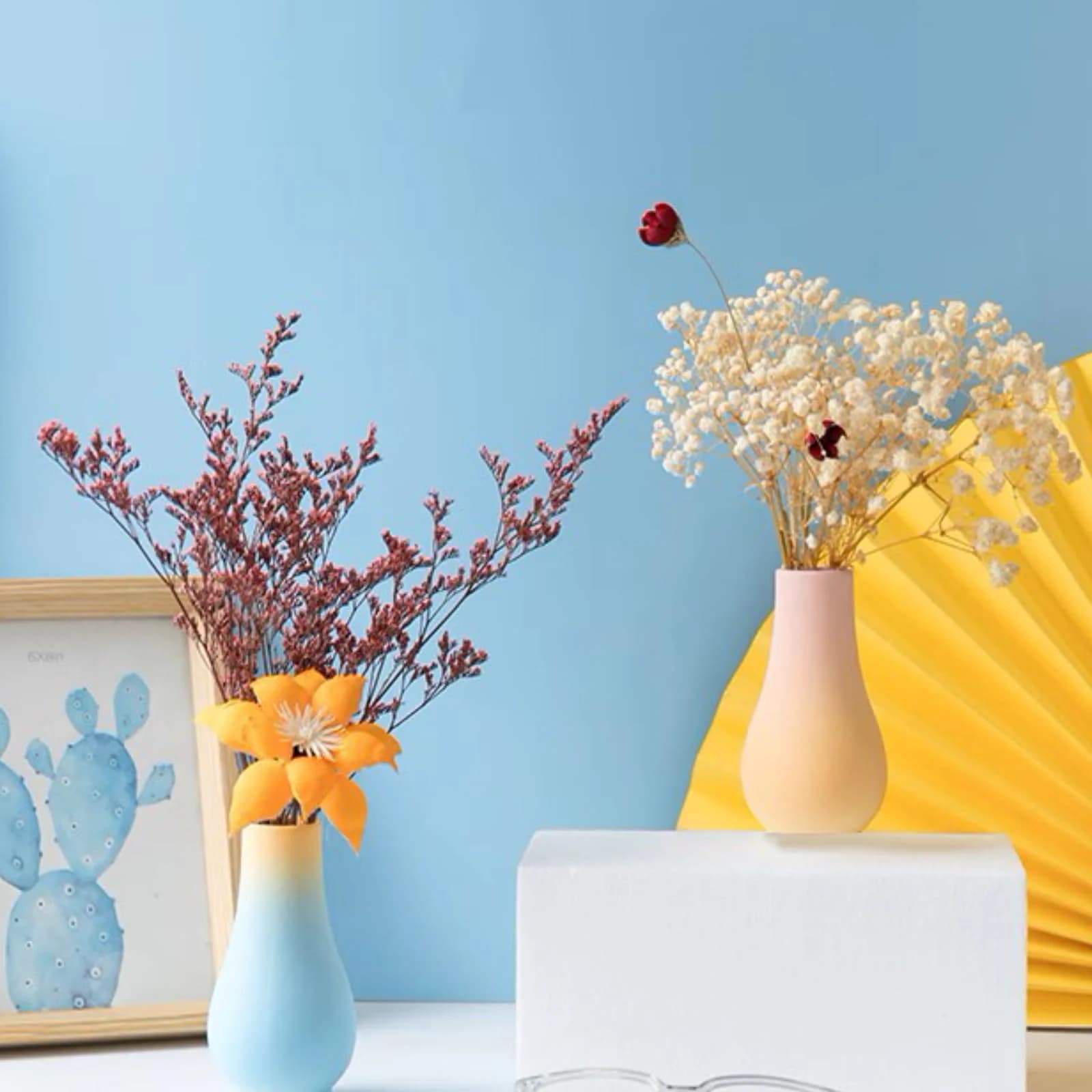 Stampo in Silicone per Vaso di Fiori Fai-da-Te, per Resina Epossidica, Vaso in Cemento Artigianale, Strumento per Creare Ornamenti e Decorazioni per la Casa