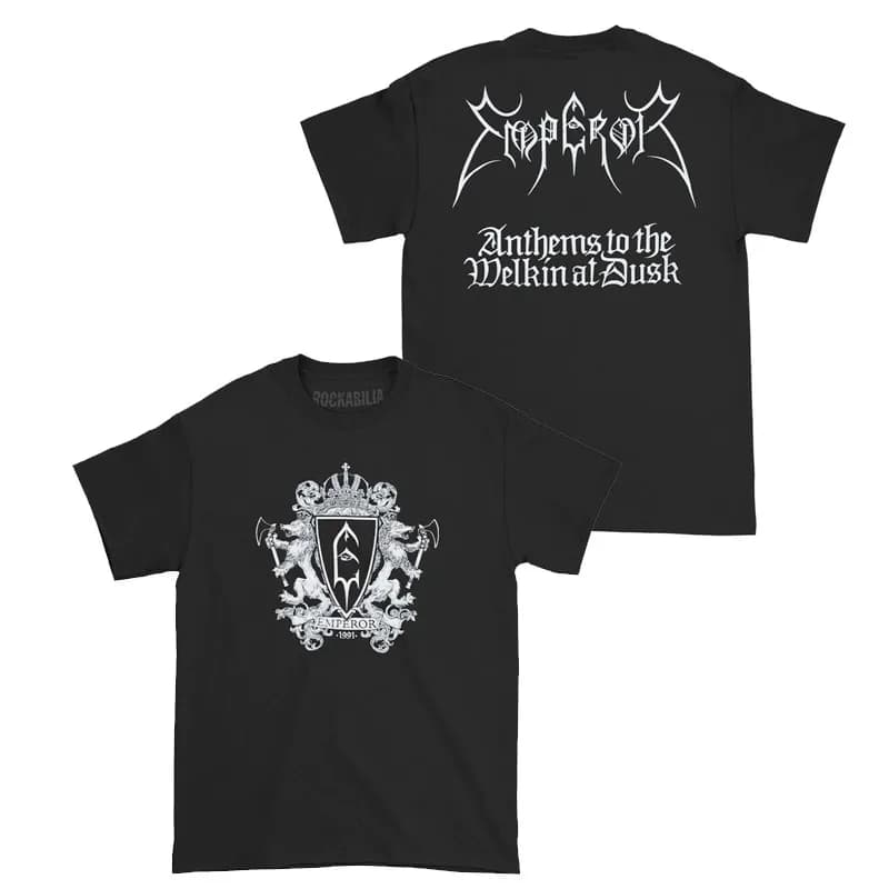 Y2k 1991 Emperor - T-shirt a maniche corte da uomo in stile Dark Style Norwegian Black Metal Rock American Retro