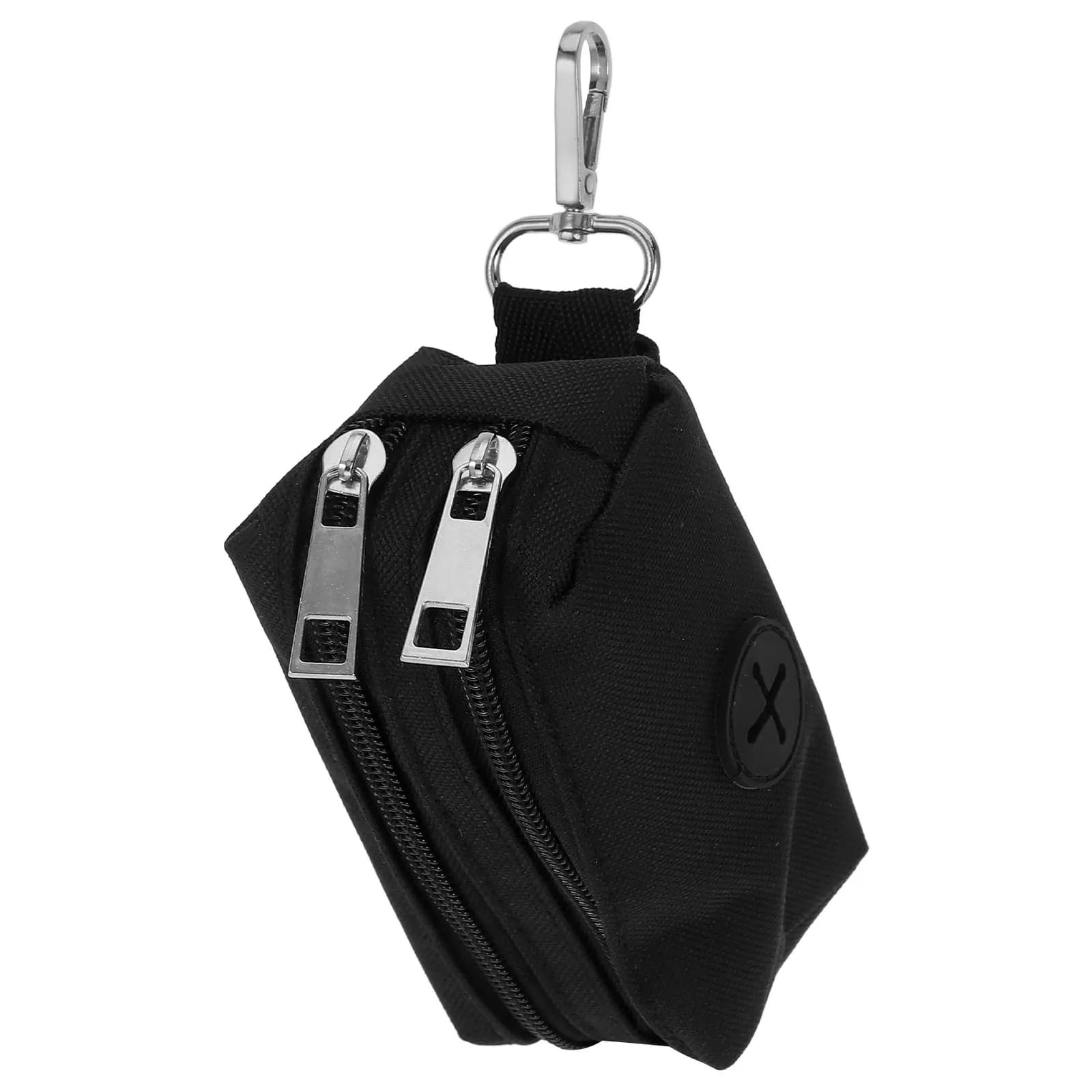 Set Dispenser Sacchetti per Rifiuti Canini, Porta Sacchetti per Escrementi in Tessuto Oxford, Portatile per Passeggiate all'Aperto, Soluzione Pratica