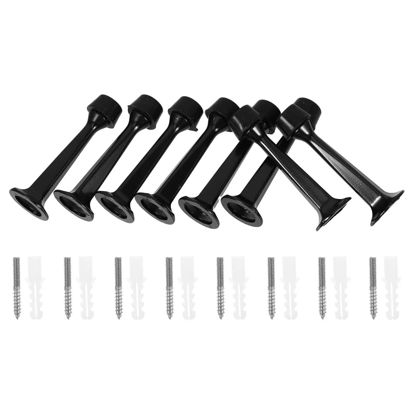 8Pcs Zinc Alloy Door Stopper Heavy Duty Wall Protector Modern Decorative Hardware Stops Cute Door Stop
