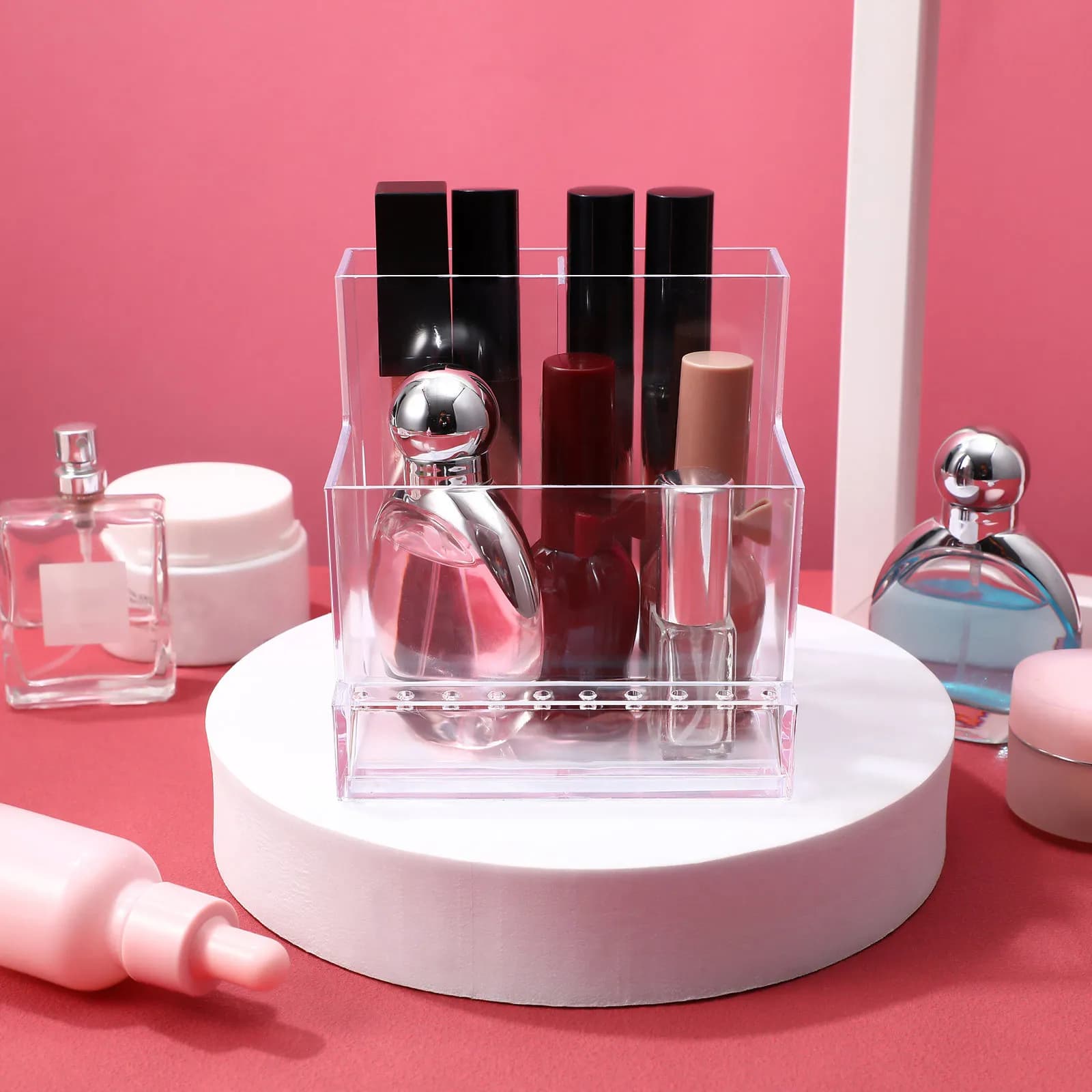 Professional Nail Drill Tips, Manicure Tools Organizer, Polishing Machines, Storage Display