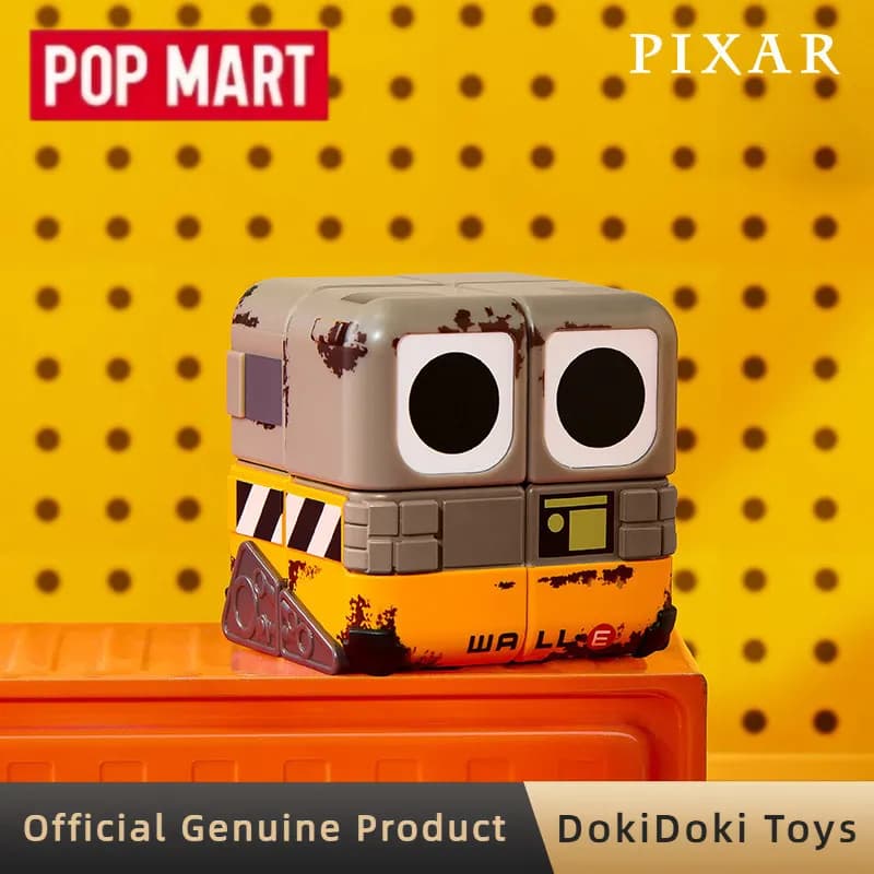 POPMART Disney Pixar Pop Cube Serie Cubiec Blind Box Statuetta Trasformabile da Collezione Ornamento da Scrivania Giocattoli Regalo per Bambini