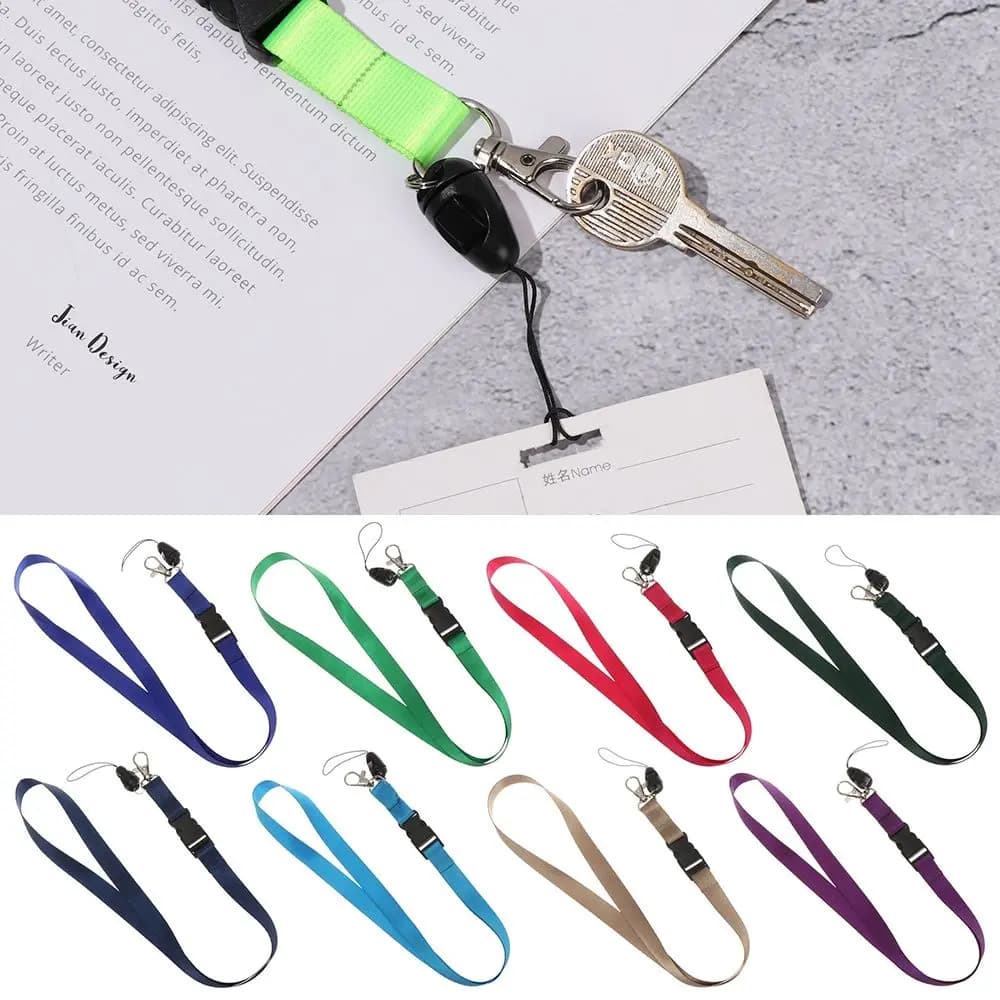 Cute USB Badge Lanyard Fashion Keys Gym Holder Neck Strap Mobile Phone Lanyard Mobile Phone Straps