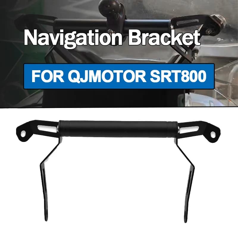 Per QJMOTOR SRT800 SRT800X Moto Staffa di Navigazione Mobile Supporto Del Basamento Del Telefono GPS Staffa Piastra QJ srt800 srt 800x