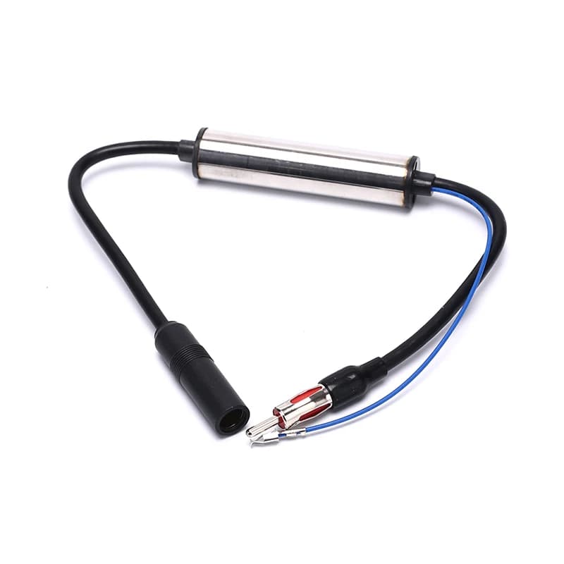 Extension cable for online FM radio signal amplifier with antenna plug for car