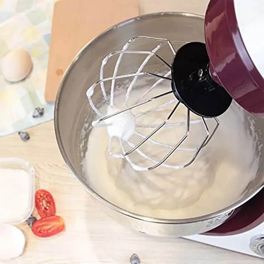 Frusta a filo in acciaio inossidabile per mixer, ricambio antiruggine, testa per mescolare, frusta a palloncino per uova, accessorio per impastare