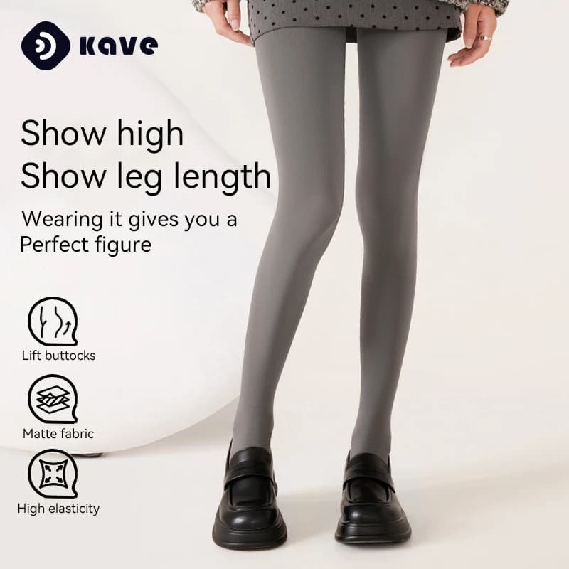 Kave 80D/220D/480D Collant a pressione Gamba nuda Dimagrante Artefatto Leggings Collant Autunno e inverno Leggings di velluto da donna