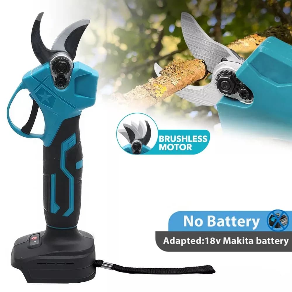 Electric pruning shears without brushes for battery Makita 18V (without battery) Battery electric scissors Fruit Tree Pot