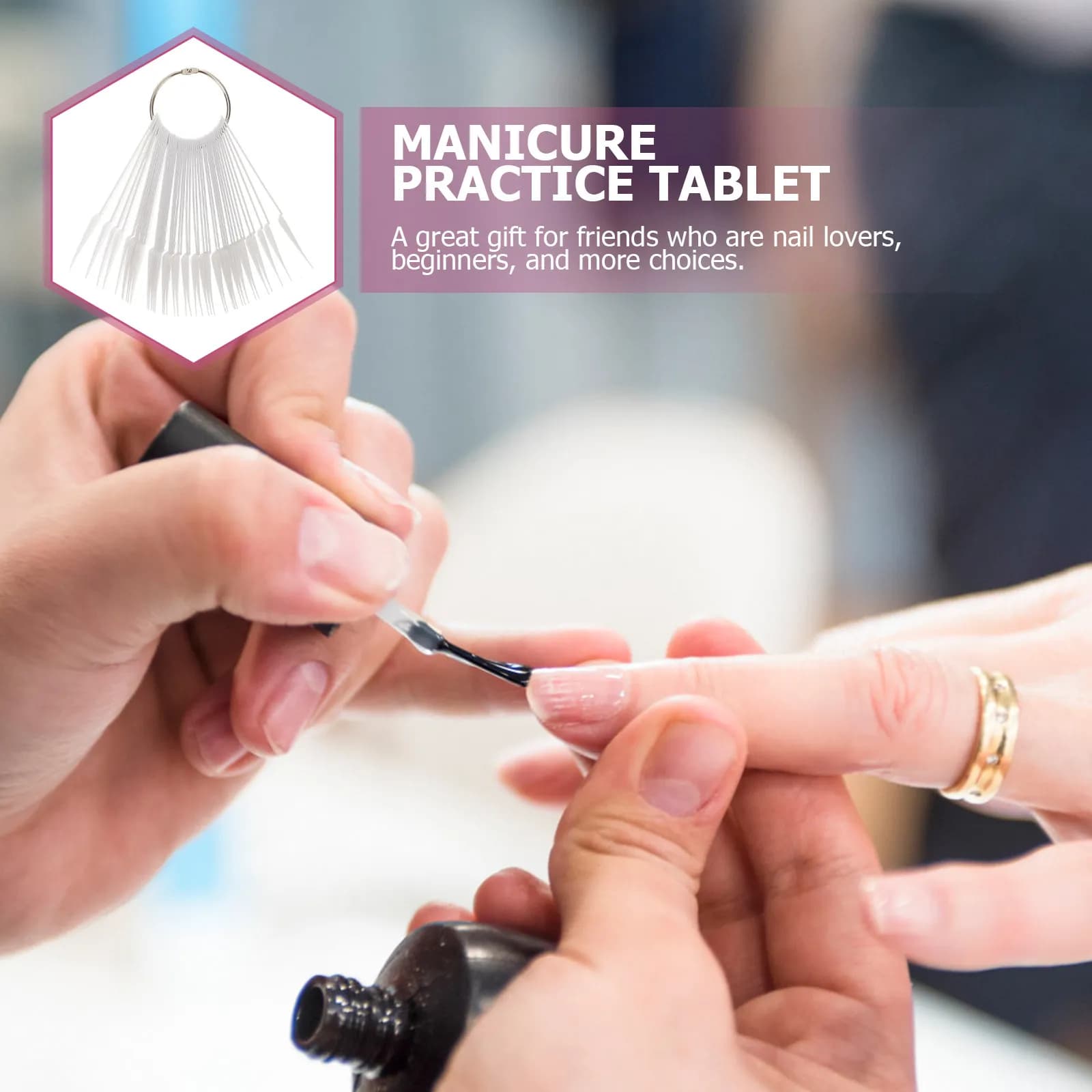 150 Pezzi Punte Espositive per Smalto Unghie a Ventaglio Pieghevoli, Campioni Pratica Gel per Nail Art per Salone, Casa e Fai da Te