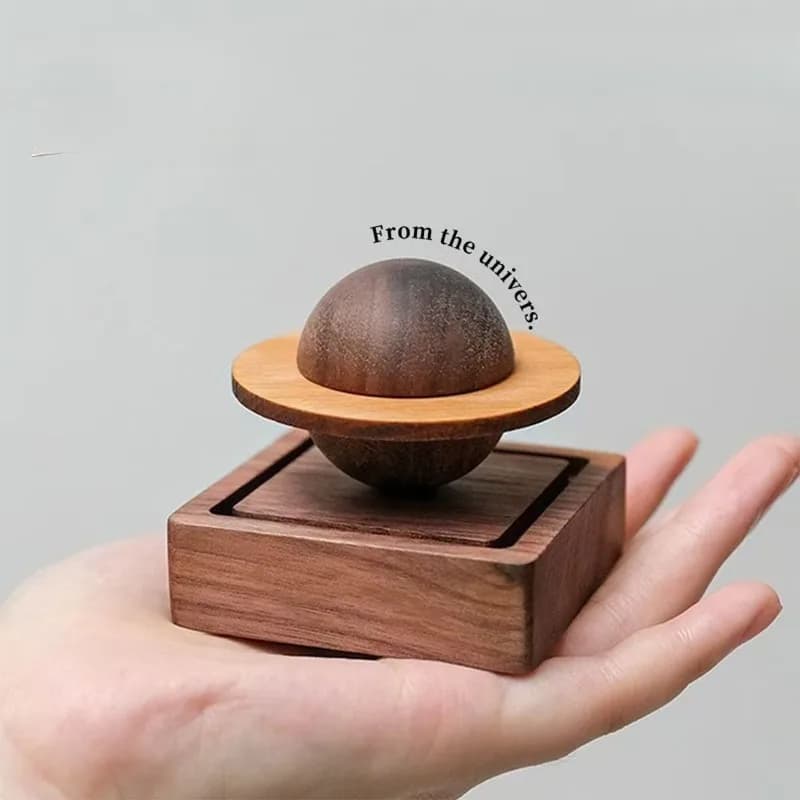 Diffusore di aromi in legno di noce nera Decorazioni creative per auto e casa Olio essenziale in legno Ornamento artigianale riutilizzabile