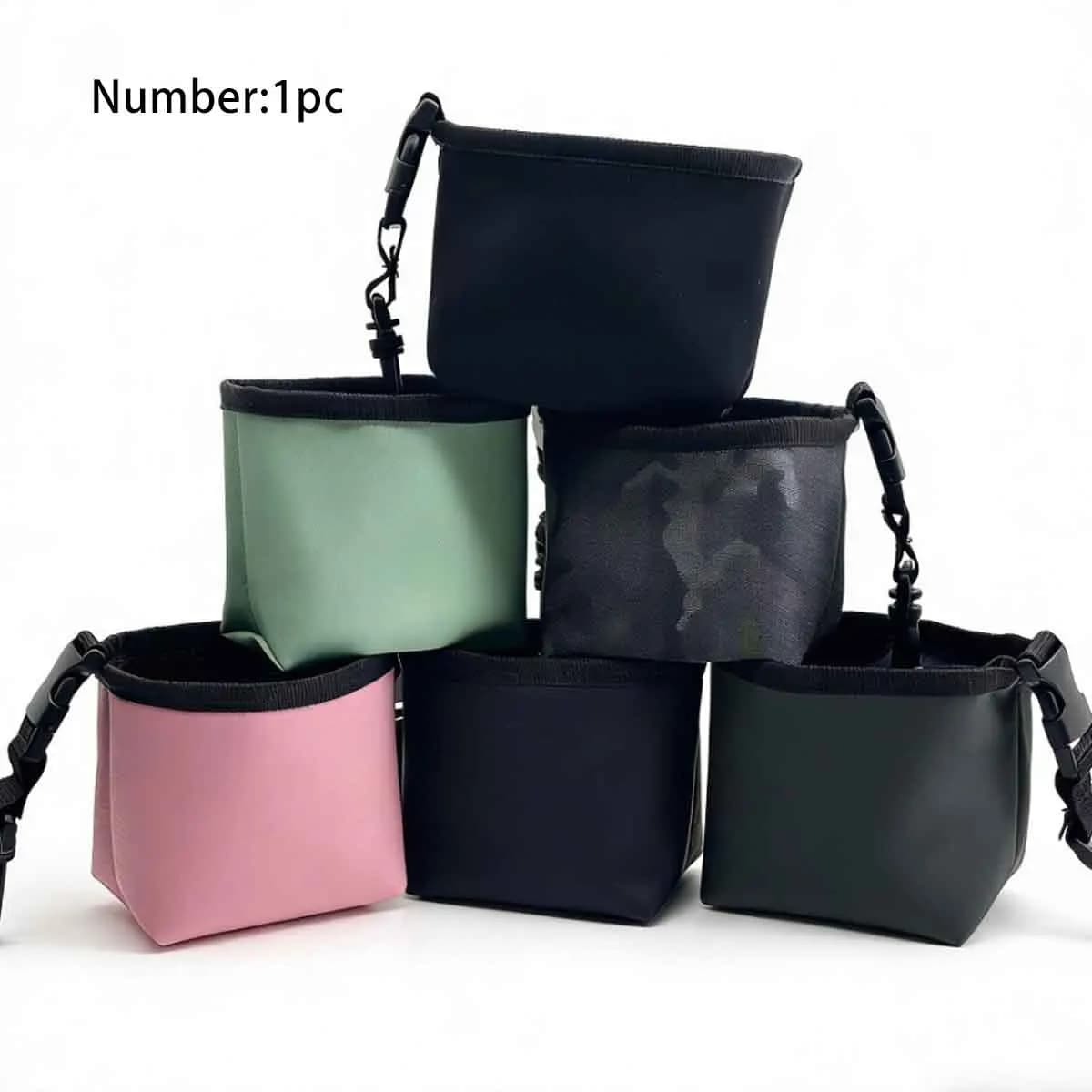 Borsa portatile per la pulizia delle mazze da golf, 1 pezzo | Sacchetto Impermeabile per Palline da Golf con Fibbia Staccabile