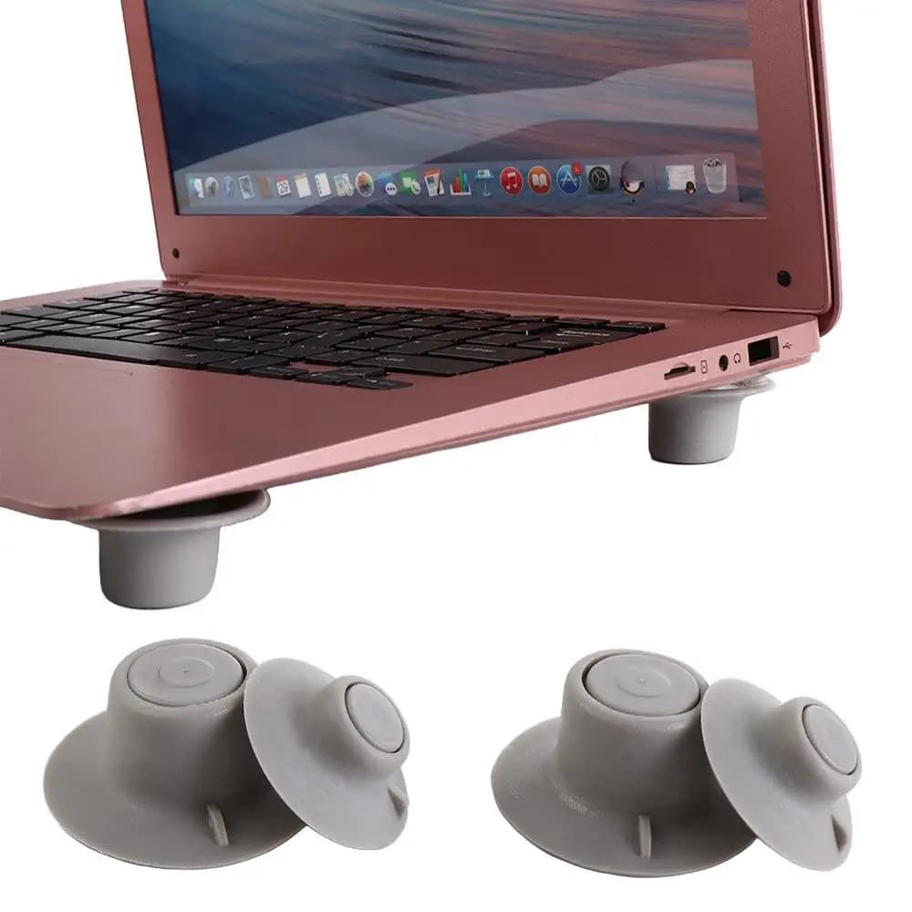 Mini supporto invisibile per laptop Mini supporti per notebook invisibili radiativi Supporto per laptop autoadesivo portatile universale per notebook