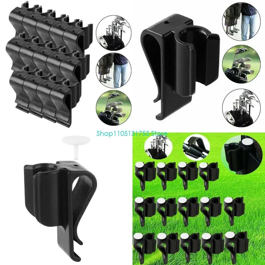 K0EF 14 pezzi/set supporto per putter da golf organizzatore supporto per morsetto per pallina da golf supporto per formazione