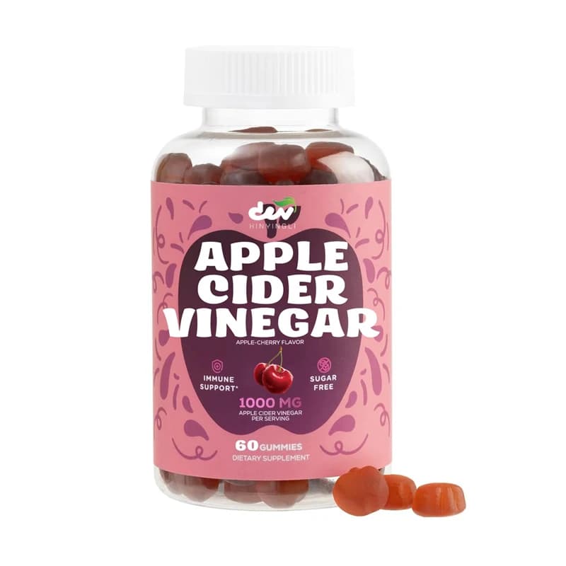 1000mg Apple Vinegar - Sugar-free Vitamin Supplement - Supports Digestion and Purification, Without Gelatin