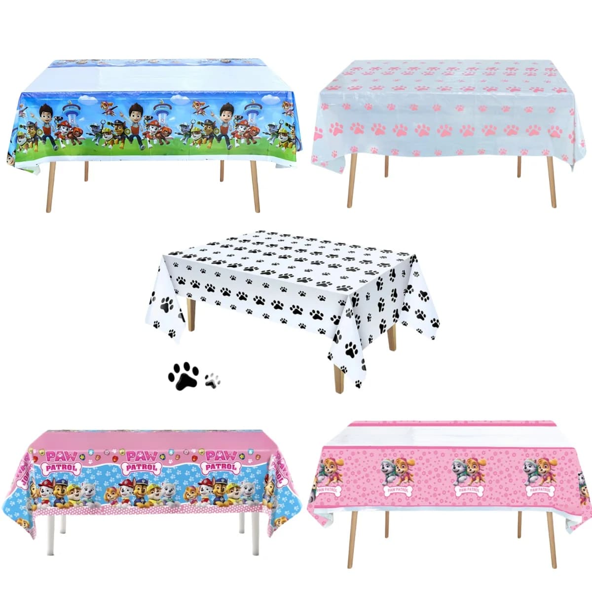 Paw Patrol Tovaglia Decorazioni per feste di compleanno Dog Skye Tovaglia usa e getta Tovaglia per cani Baby Shower Articoli per feste regalo per bambini