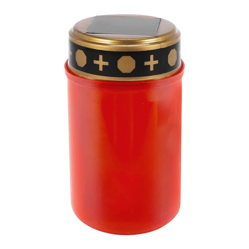 Candela Grave per luci solari della tomba del cimitero con illuminazione a LED Grave Light vari vento